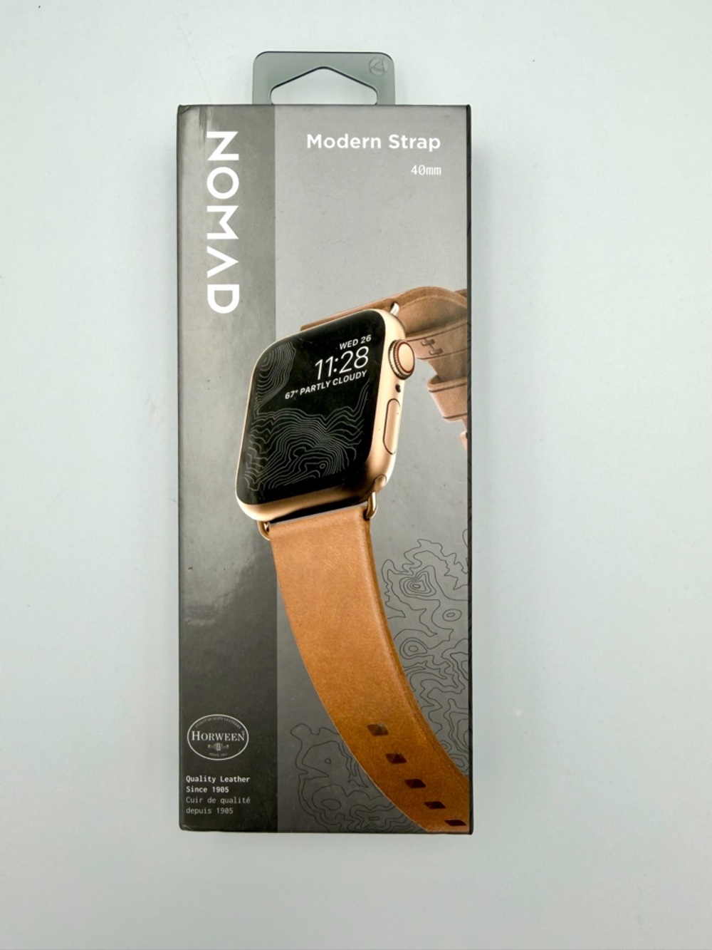 Nomad Modern Strap 40mm - Tan Leather